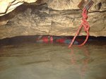 Geöffneter Siphon in der Falkensteiner Höhle
